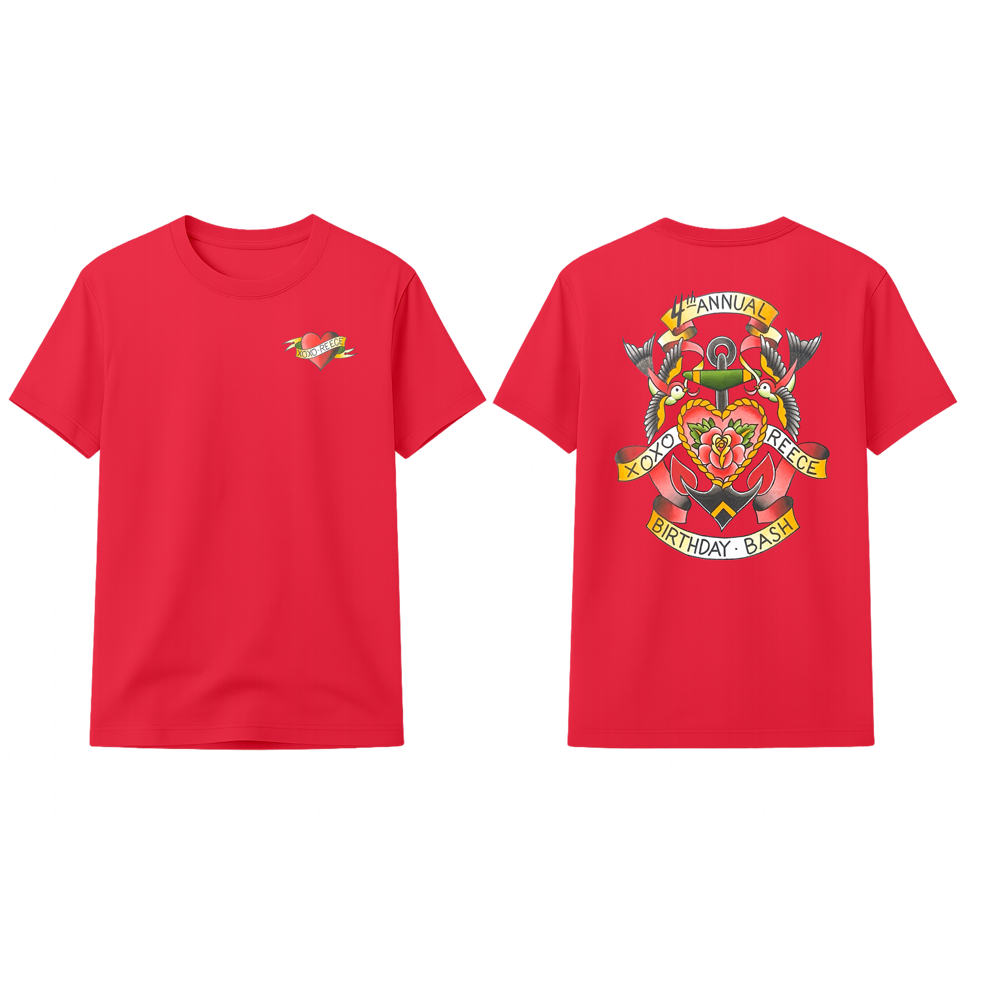 4th Annual XOXO Reece Birthday Bash Tee